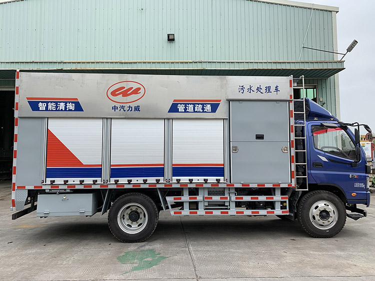 渣液分离环保吸污净化车化粪池清理车